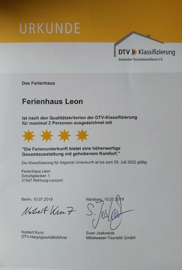 Ferienhaus Leon Mit Sauna Rehburg-Loccum Exterior foto